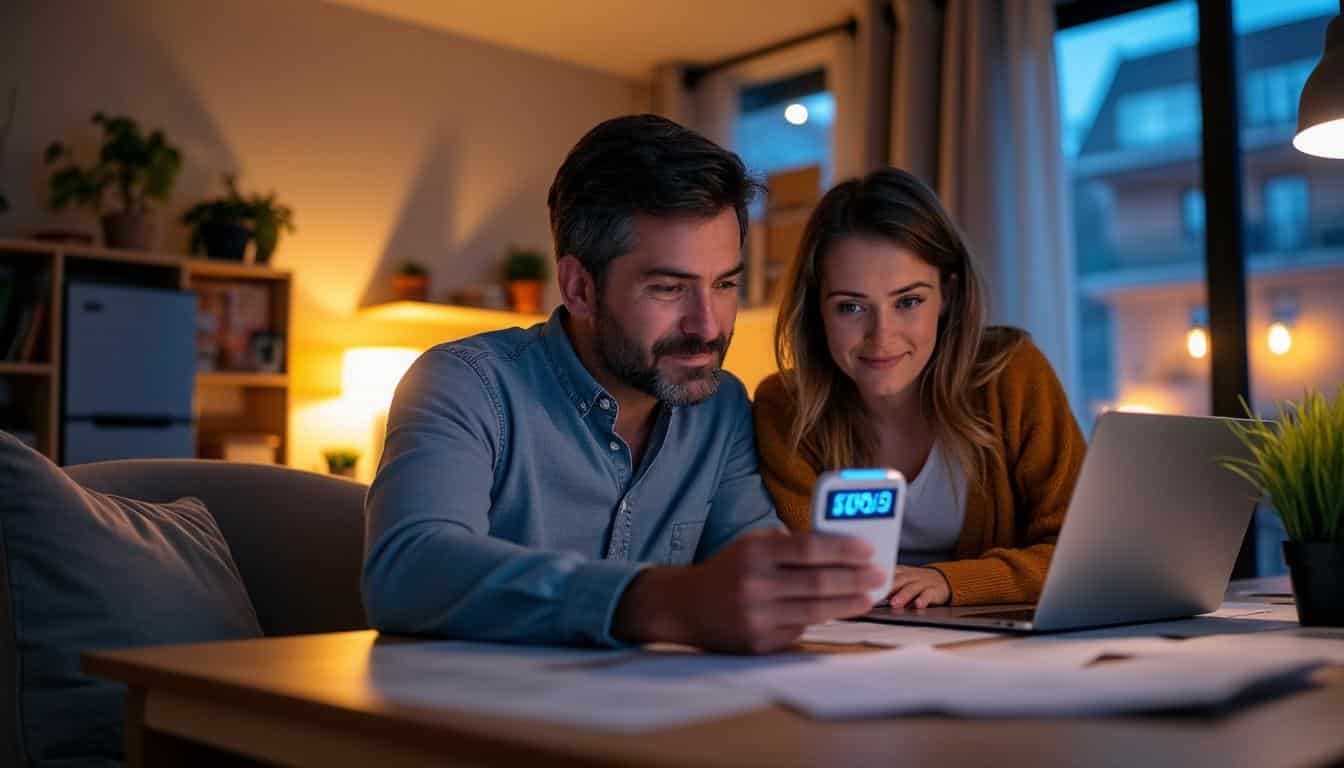 Illustration: Définition de la consommation moyenne d’électricité pour deux personnes