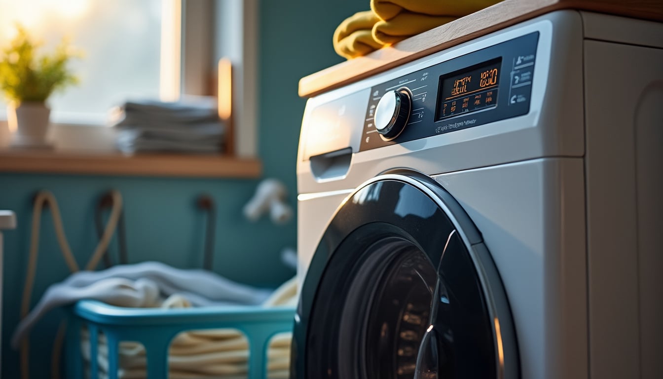 Illustration: Définition et principes de la consommation électrique de la machine à laver