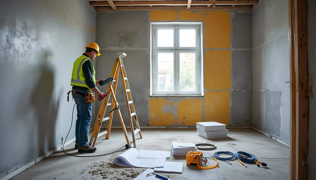 Illustration: Décrypter les travaux d’isolation et d’électricité : définitions et interactions clés
