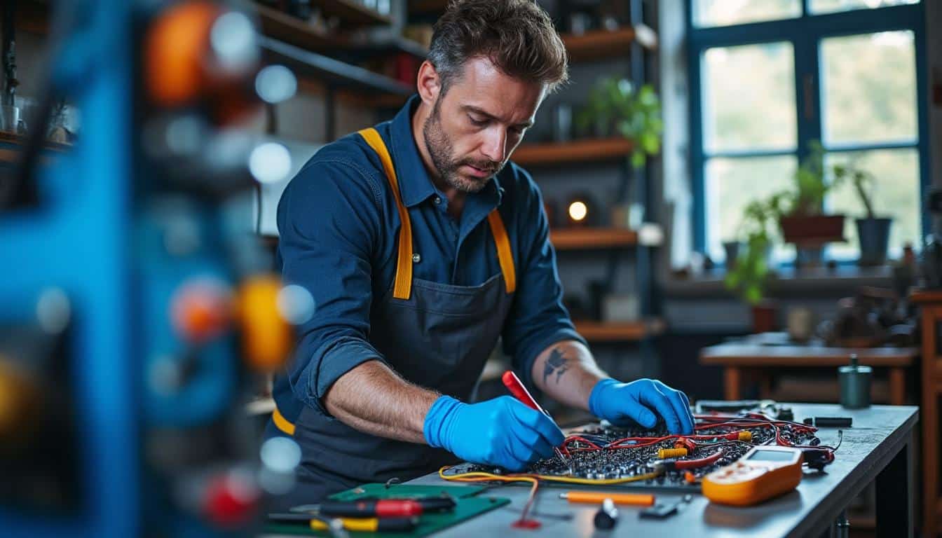 Illustration: Comprendre le diagnostic électrique pour l’éclairage à variation d’intensité