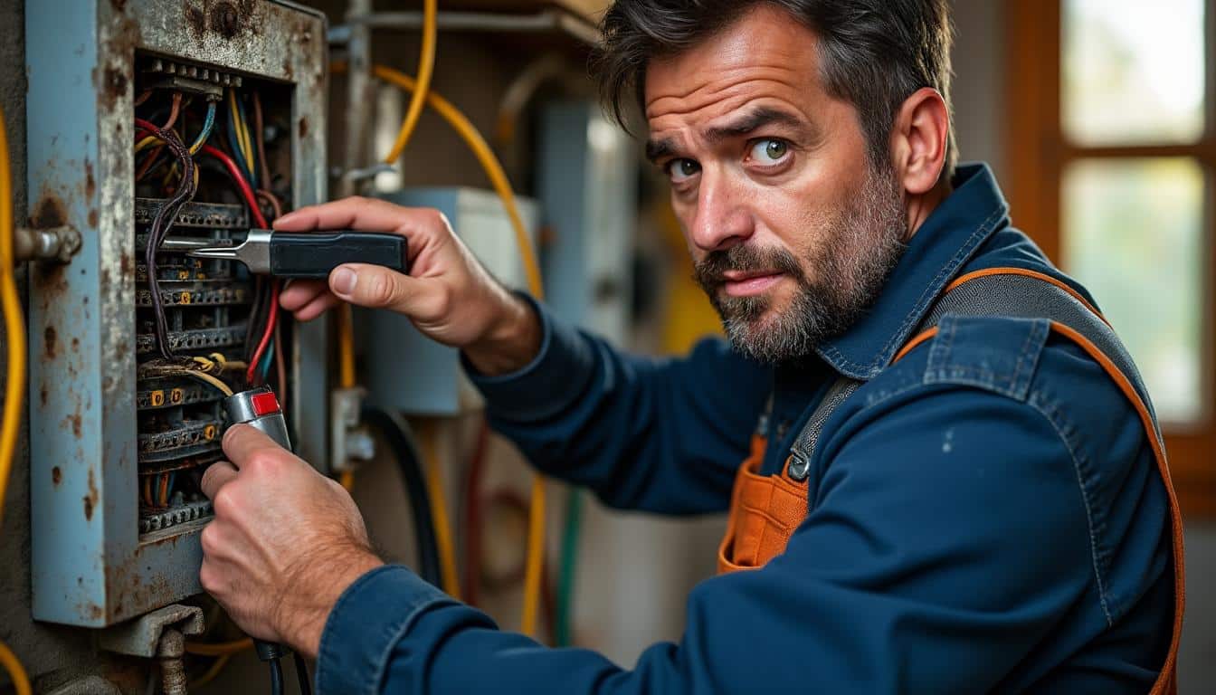 Illustration: Les causes fréquentes d’une surchauffe ou d’une odeur au niveau du tableau électrique