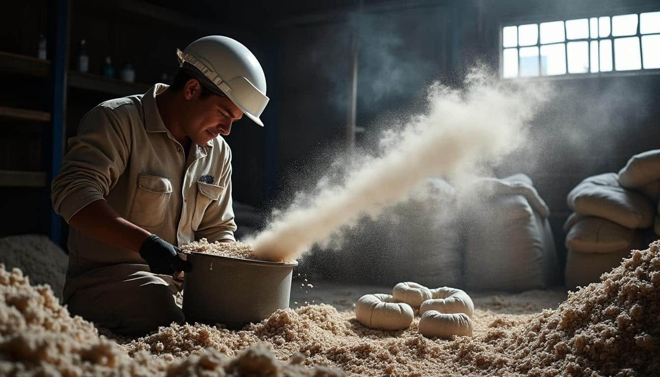 Illustration: Comprendre le principe de l’isolation par soufflage et ses matériaux essentiels