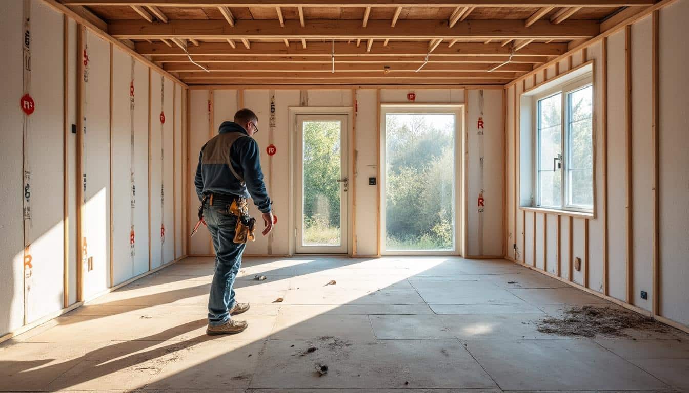 Illustration: Choisir la valeur de résistance thermique adaptée pour chaque partie de la maison