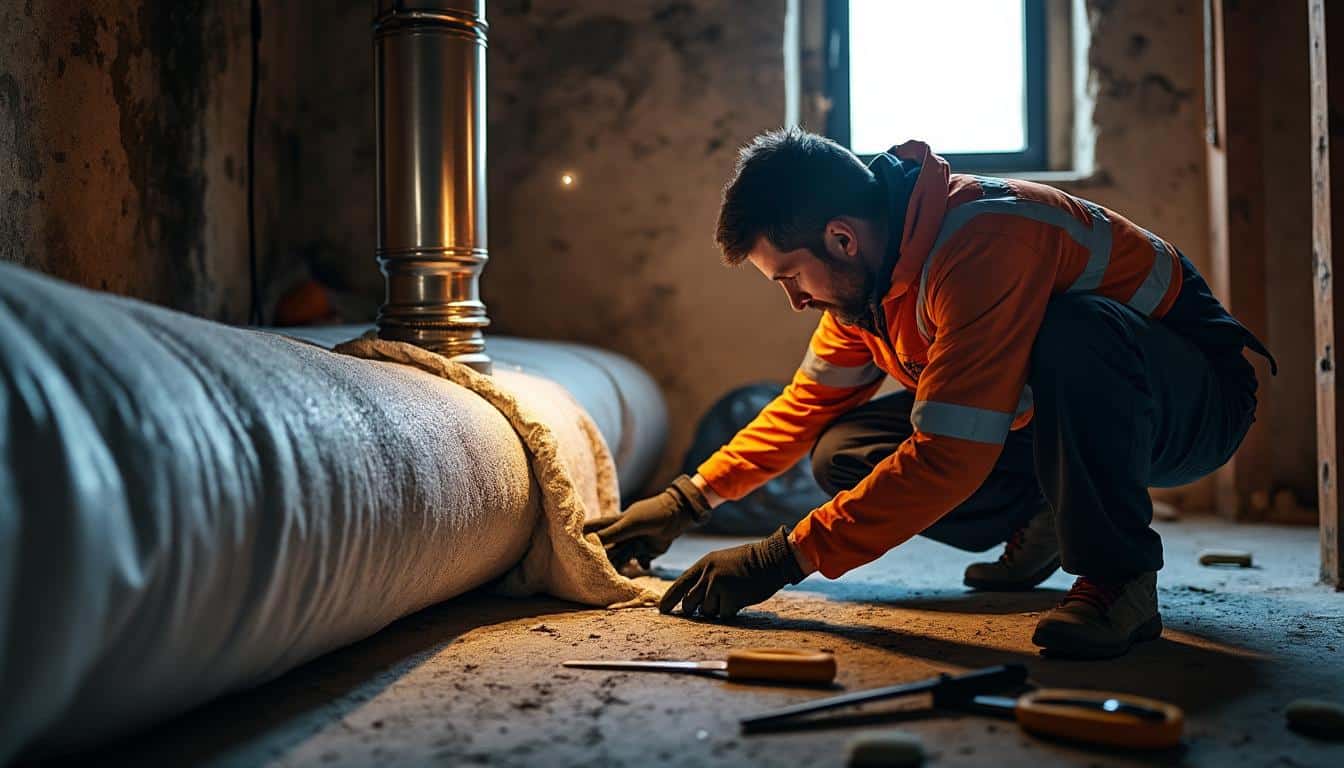 Isolation des tuyaux de chauffage gros diamètre : guide complet