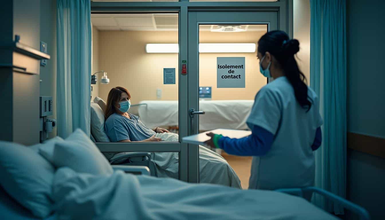 Illustration: Comprendre ce qu’est un isolement de contact en contexte sanitaire