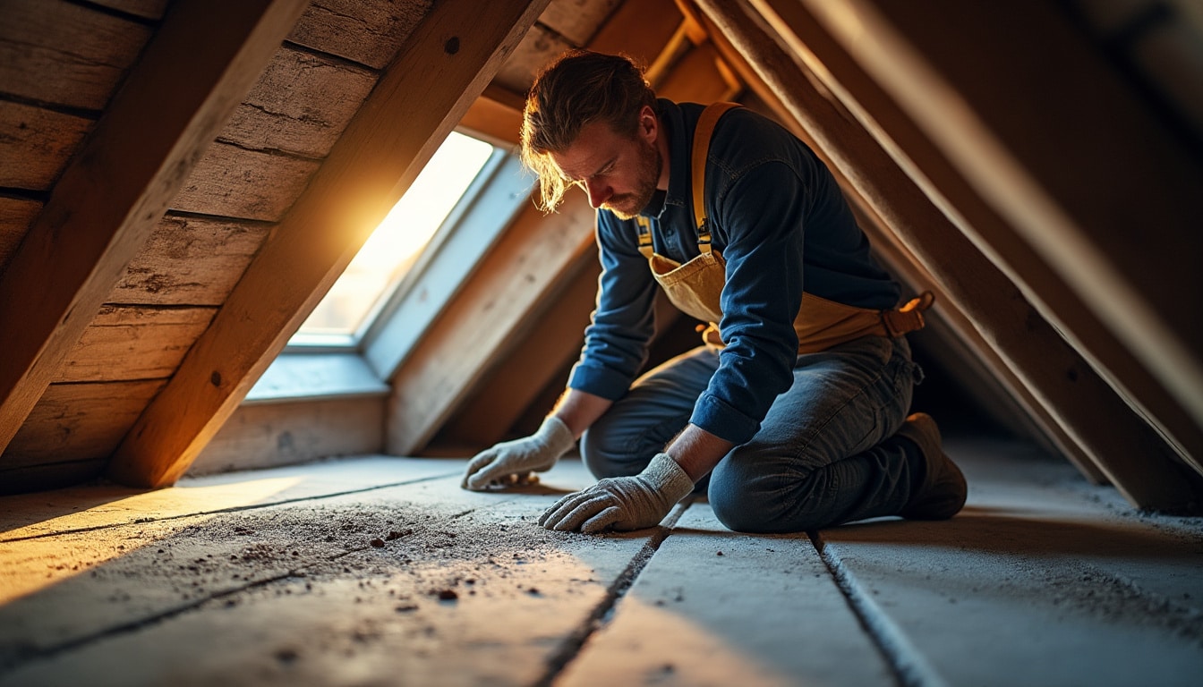 Illustration: Comprendre l’importance de l’isolation du plancher dans les combles