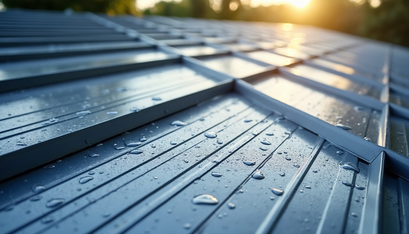 Illustration: Comprendre la formation de condensation sous les toitures en bac acier