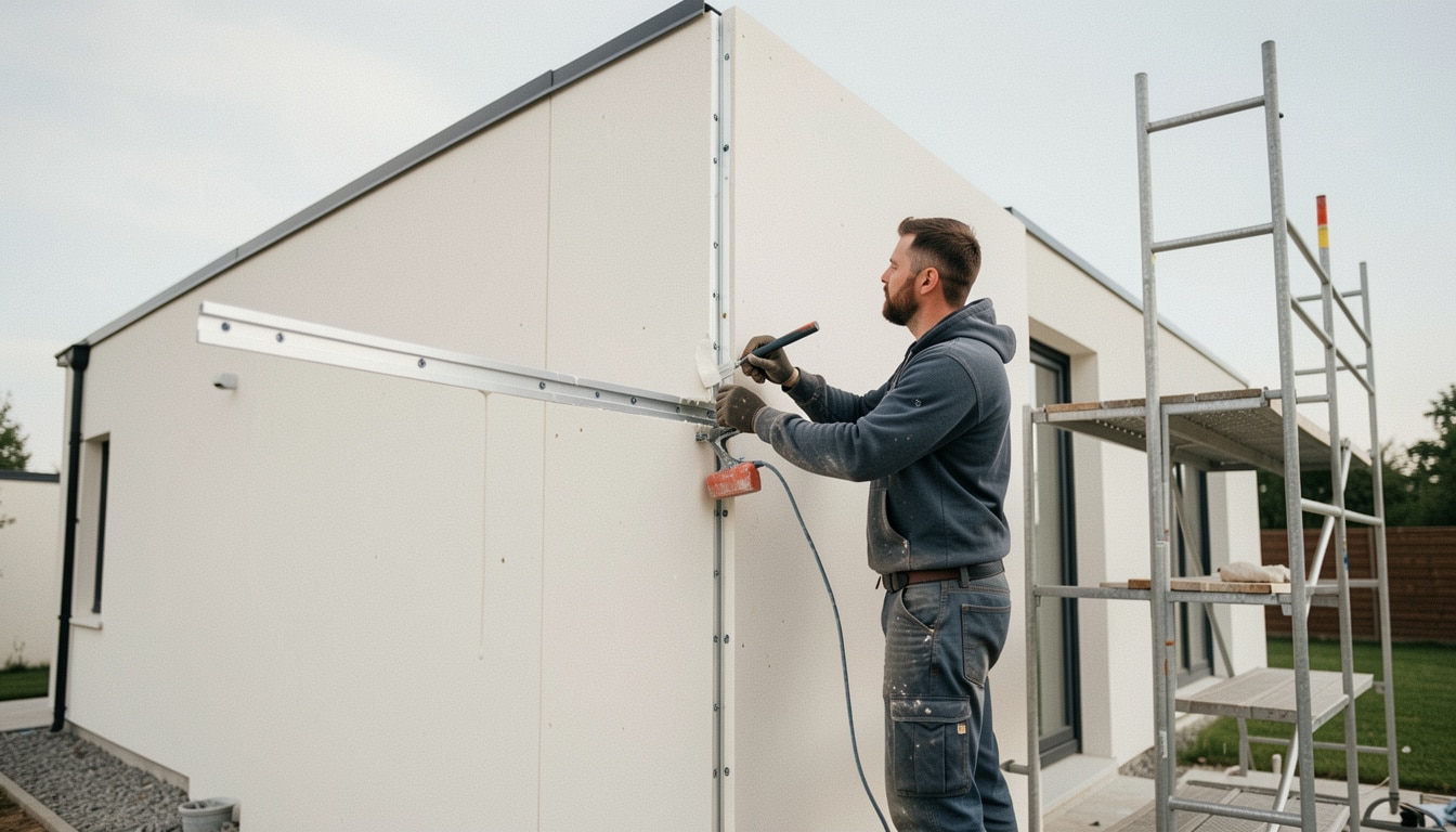 Fixation de l’isolation extérieure : bien choisir la pose