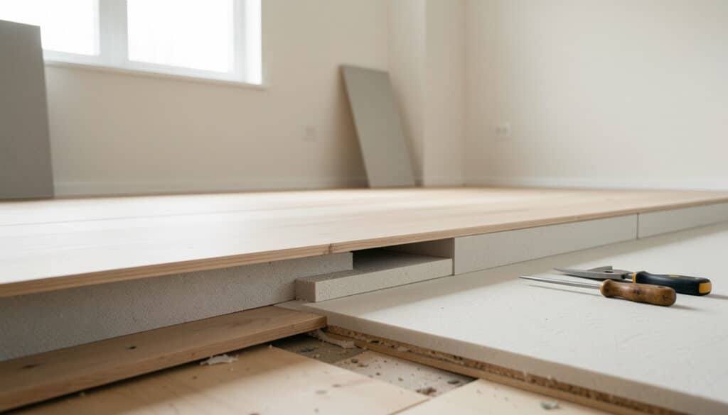 Isolation phonique d’un plancher : solutions efficaces