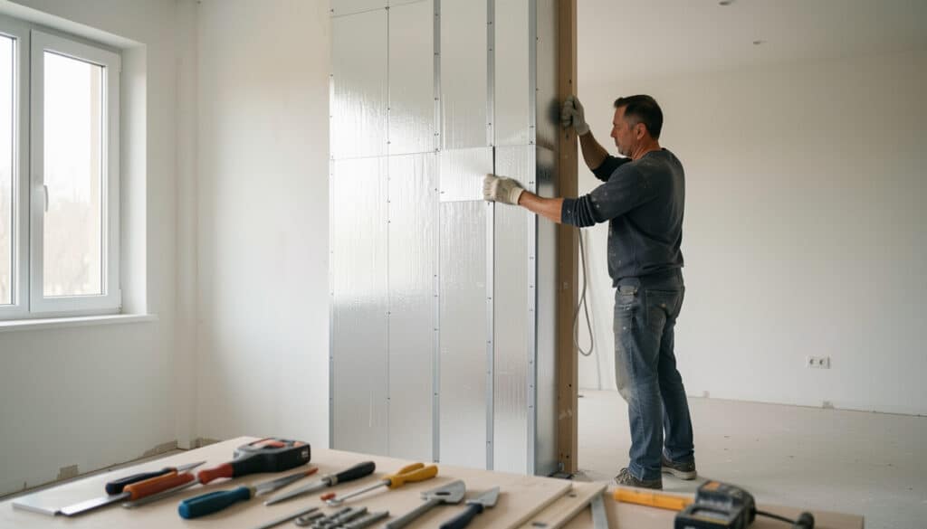 Isolation mince en intérieur : efficace et bien posée